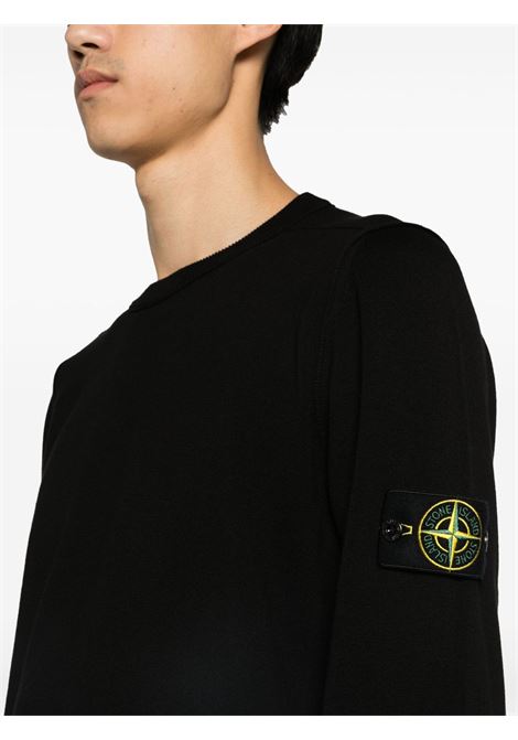 5100053 soft oeganic cotton man black STONE ISLAND | L1S15 5100053 S00B2V0029